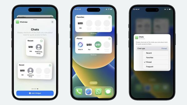 В iOS-версии WhatsApp появятся виджеты
