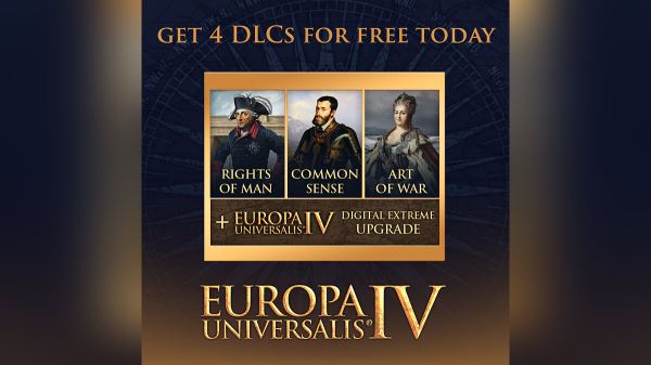 На ПК можно бесплатно забрать 4 DLC для Europa Universalis 4